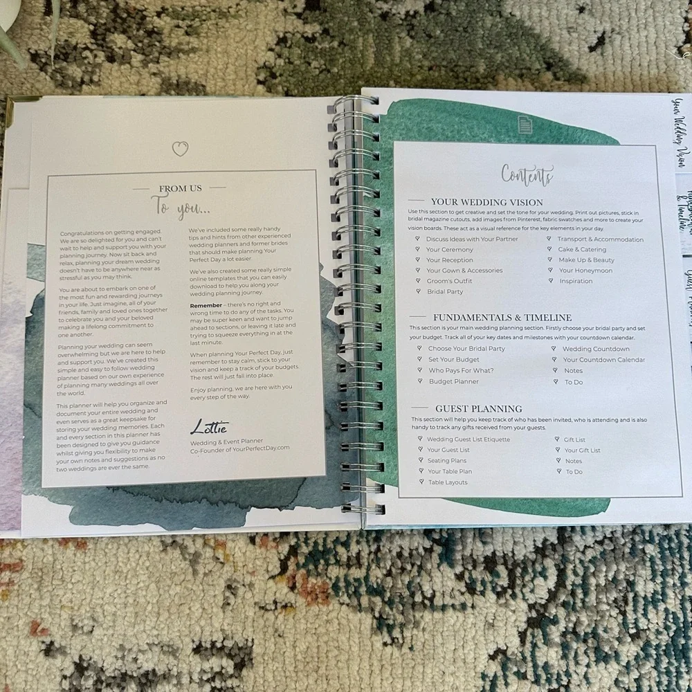 Wedding Planner Notebook - Blue, New, The Complete Wedding Planner